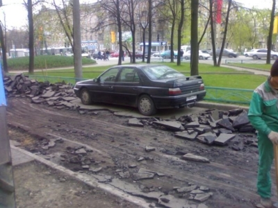 Как не надо ремонтировать дороги